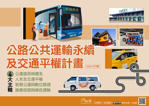 公路公共運輸永續及交通平權計畫（114- 117年）